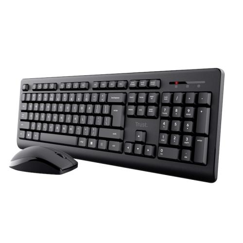 TRUST Primo Wireless Keyboard & Mouse "25347" (timbru verde 0.8 lei)