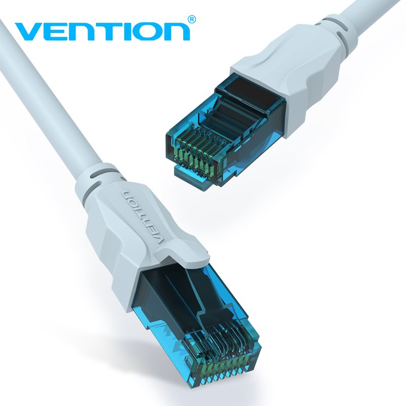 Patch cord UTP Vention, Cat. 5e, RJ-45 (T) la RJ-45 (T), 15m, 26AWG, cupru, albastru, "VAP-A10-S1500" (timbru verde 0.18 lei) - 6922794718852