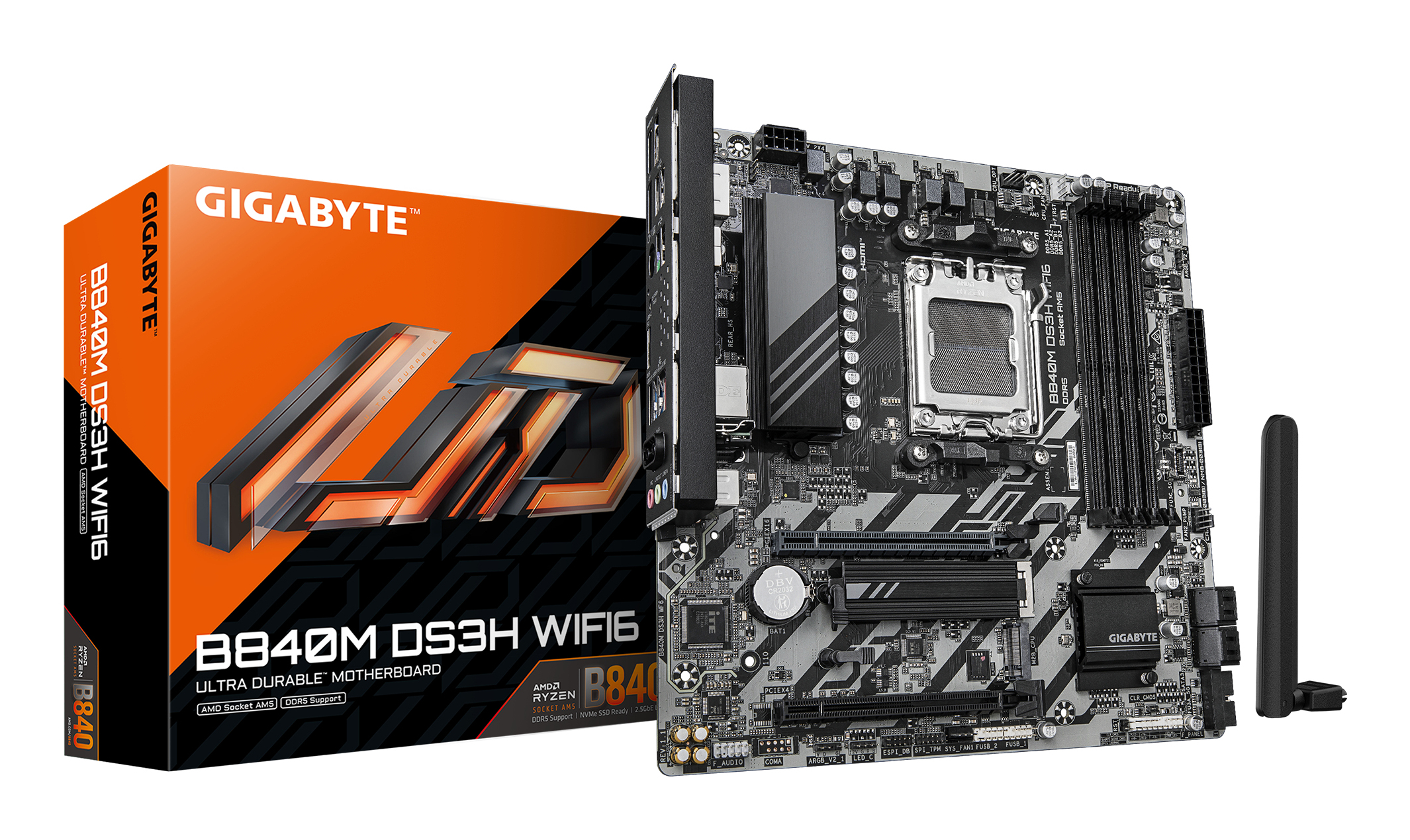 MB AMD B840 SAM5 MATX/B840M DS3H WF6 1.1 GIGABYTE "B840M DS3H WF6 1.1"