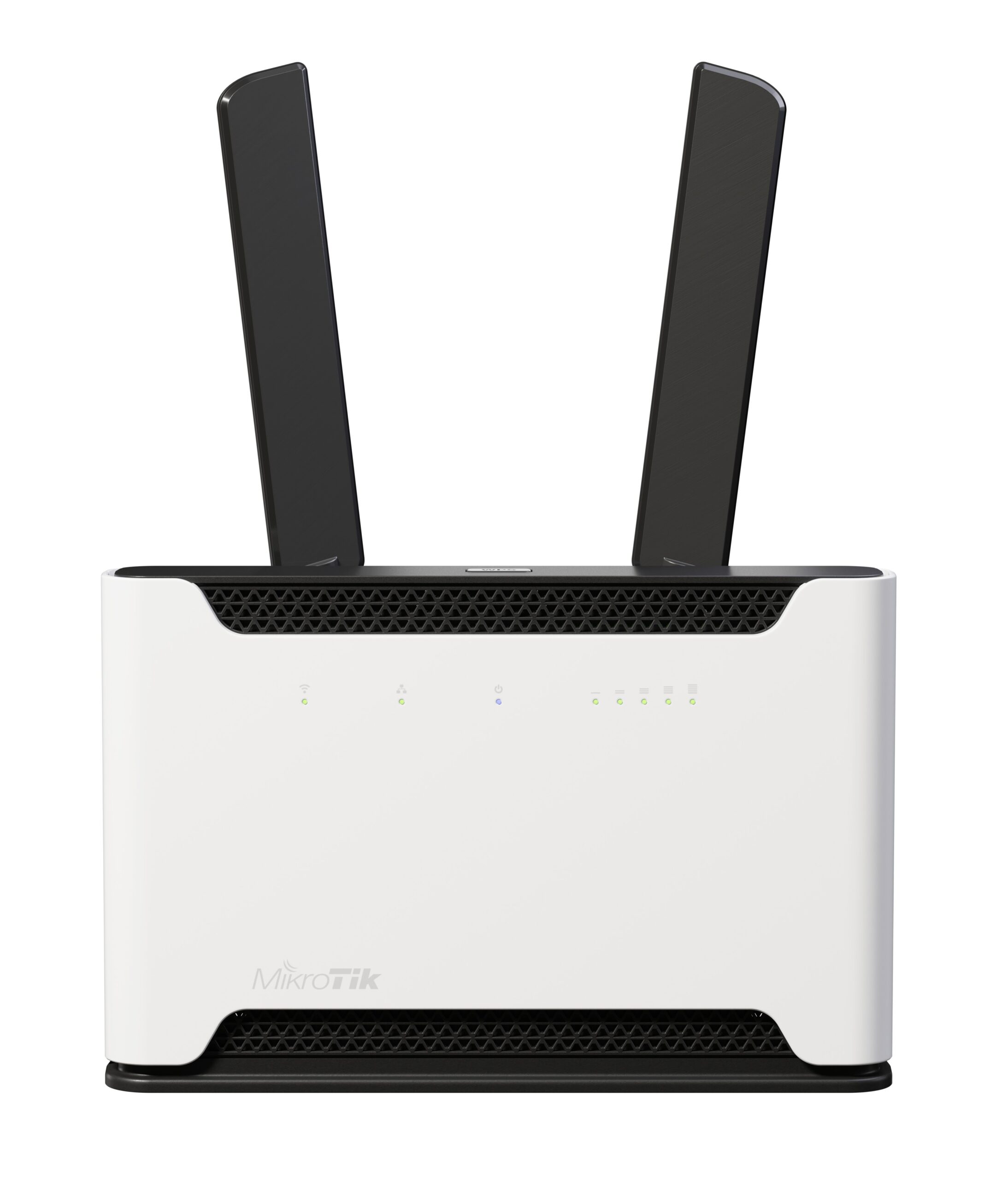 ACCESS POINT Mikrotik "Chateau 5G" interior, 867 Mbps, port Gigabit x 5, antena externa x 2, 2.4 - 5 GHz, "5HACD2HND-TC&RG502Q-EA" (timbru verde 2.00 lei)