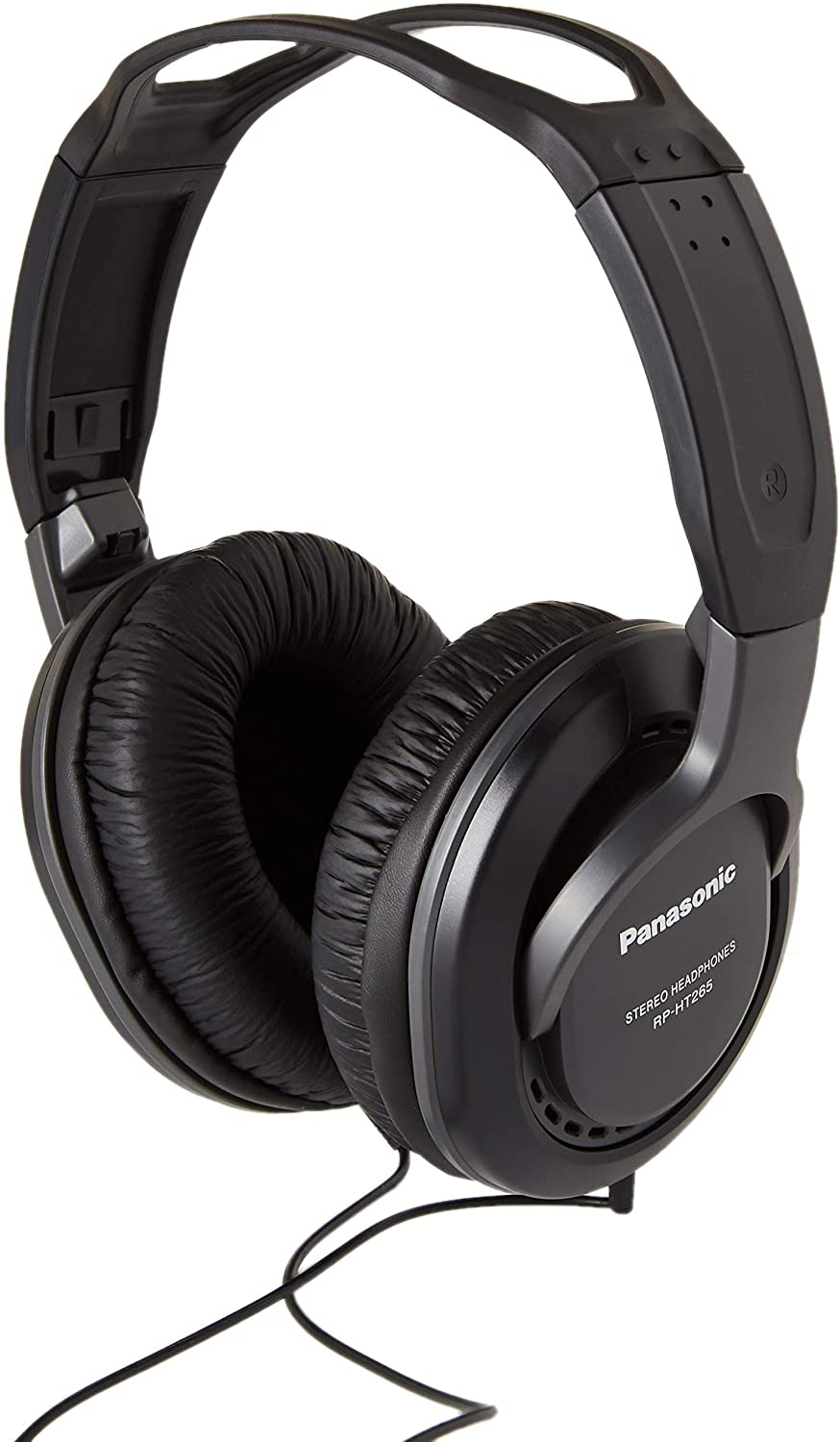 Black, range of 10Hz to 25kHz, imp. 40W, sens. 100 dB/mW,max. input 1000 mW, 5m long cable for listening to TV, single-sided listening, volume control "RP-HT265E-K" (timbru verde 0.8 lei)