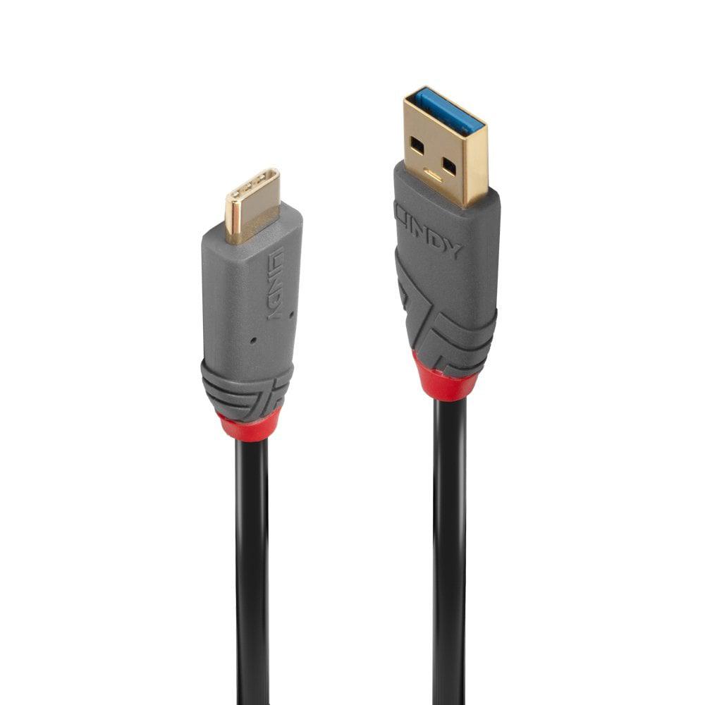 Cablu Lindy 1.5m USB 3.2 Type A to C PD "LY-36912" (timbru verde 0.08 lei)