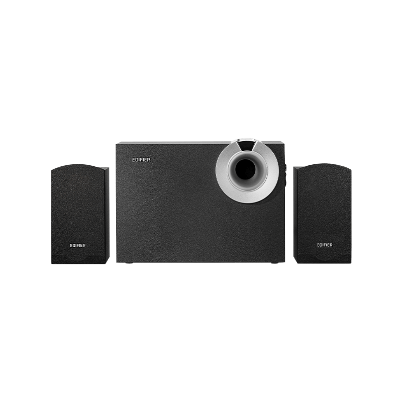 BOXE EDIFIER 2.1, RMS: 34W (2 x 8W, 1 x 18W), bluetooth, volum, bass; raport semnal-zgomot: #25dBA, frecventa raspuns - sateliti: 210Hz - 20kHz, black, "M206BT" (timbru verde 4.00 lei)