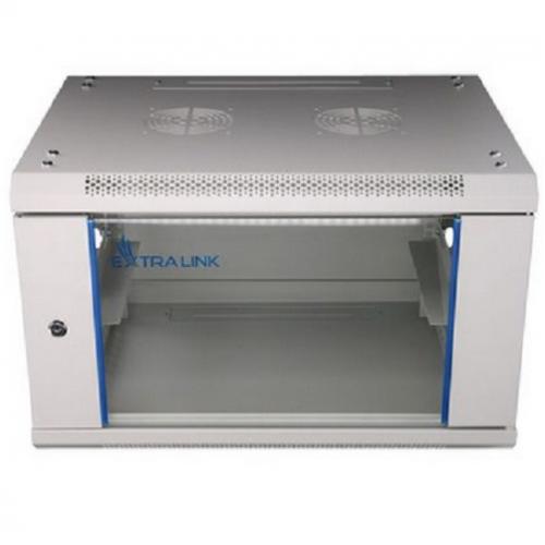 EXTRALINK EX.8550 6U 600X450 WALL-MOUNTED RACKMOUNT CABINET GREY, "EX.8550"