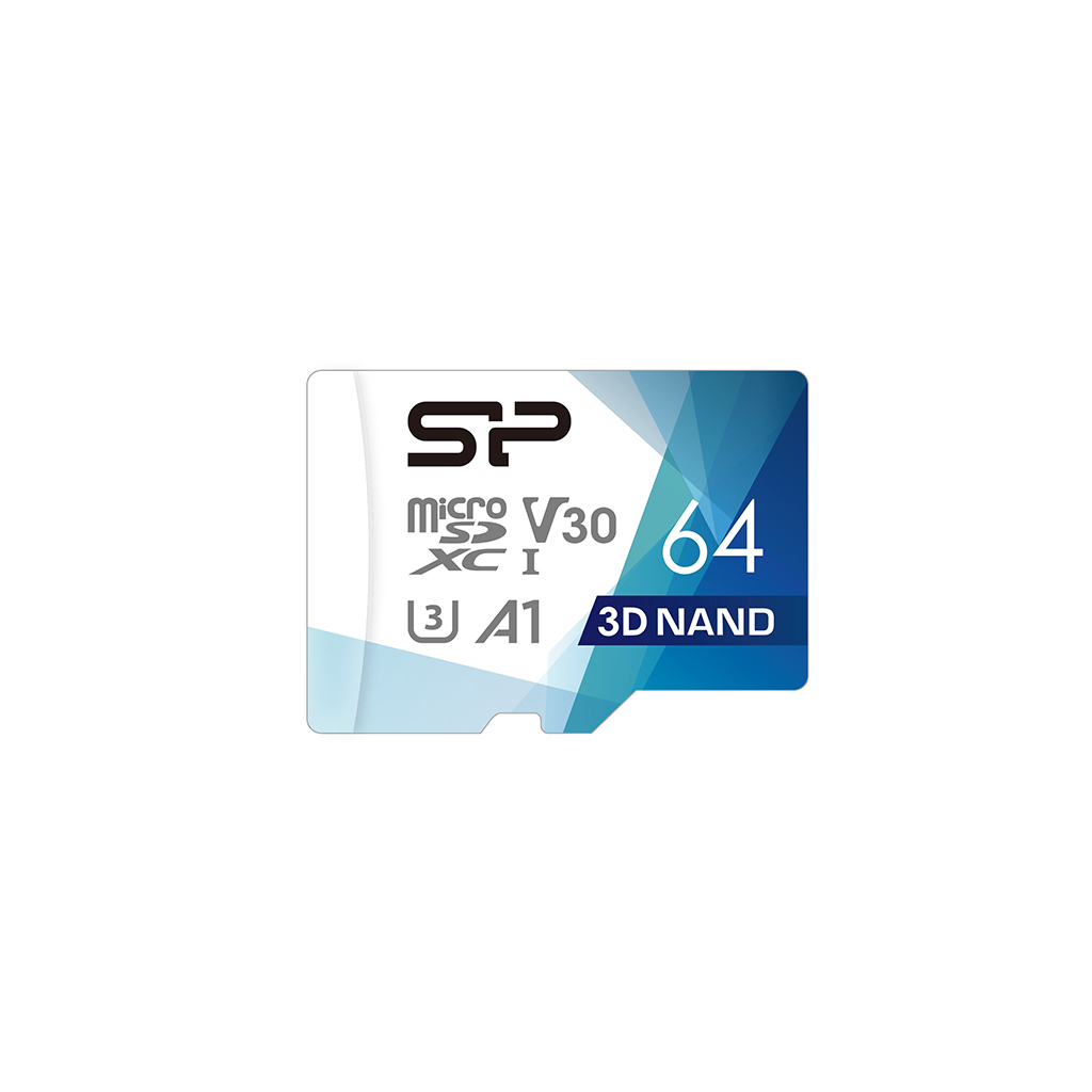Card memorie Silicon Power memory card Superior Pro Micro SDXC 64GB UHS-I U3 V30 +adapter "SP064GBSTXDU3V20AB" (timbru verde 0.03 lei)