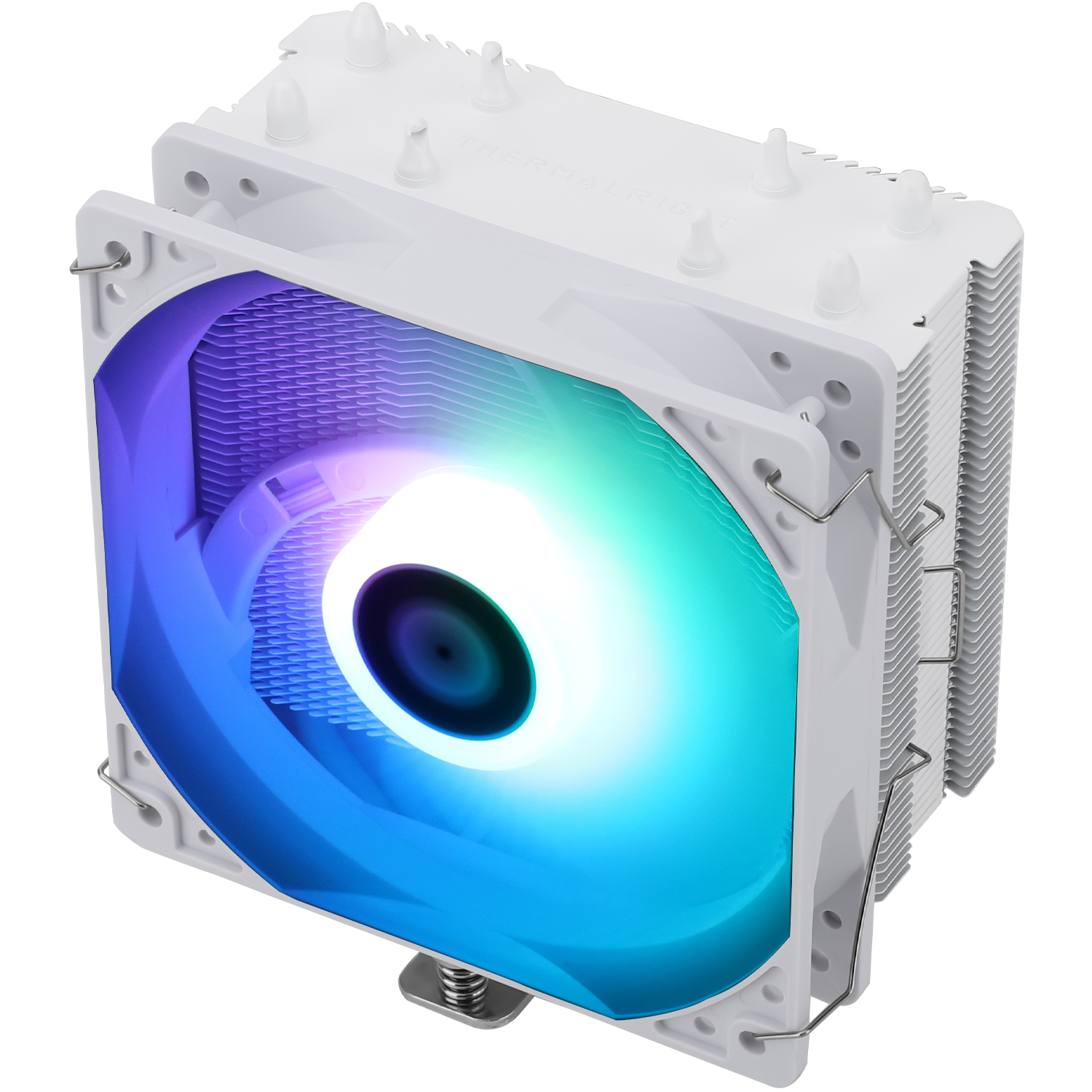 COOLER Thermalright "Assassin X 120 Refined SE White Argb", skt. Intel si AMD, racire cu aer, vent. 1 x 120mm (TL-C12CW-S), 1550 rpm, 4 heatpipes, inaltime 148mm, ARGB, alb, "Assassin X 120 Refined SE White Argb" (timbru verde 0.18 lei)