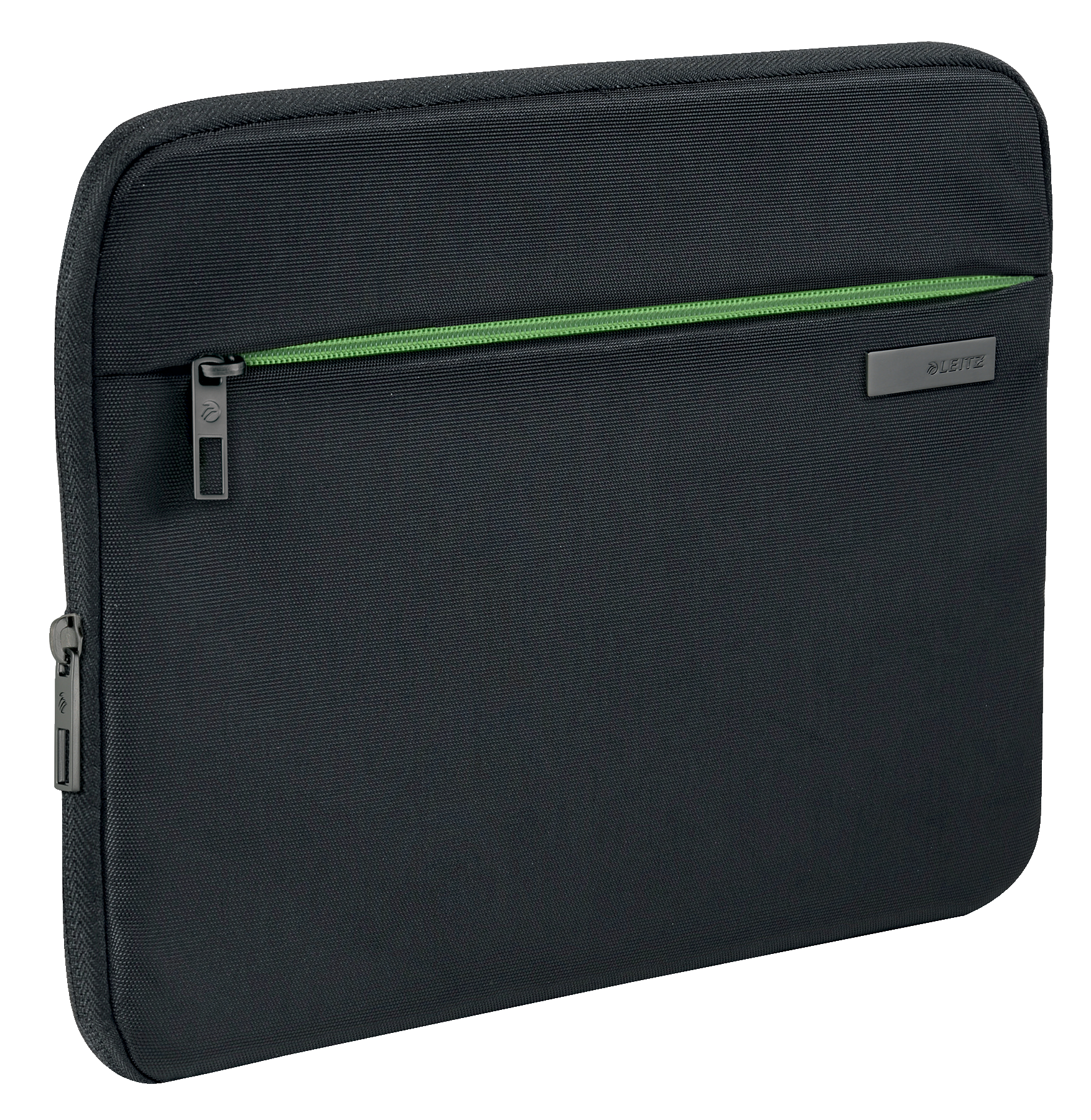 HUSA LEITZ tableta 10 inch, 1 compartiment, buzunar frontal, poliester, negru, "62930095"