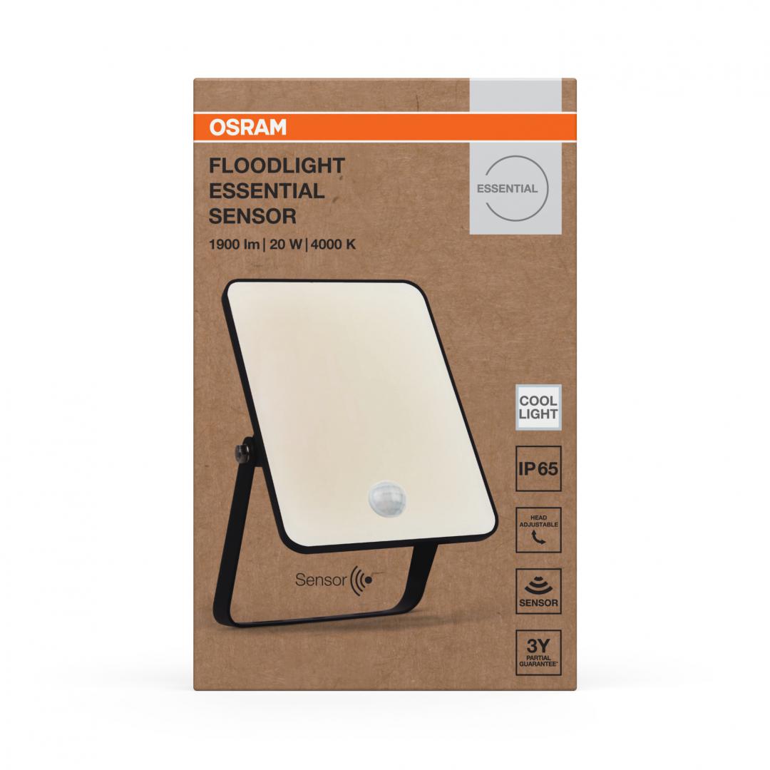 FL ESSENTIAL SENSOR 20W 840 BK OSRAM "000004099854430077"