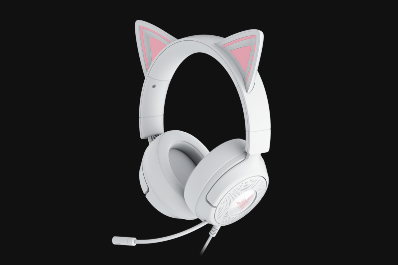 Casti Razer Kraken Kitty V3 X White "RZ04-05350300-R3M1" (timbru verde 0.18 lei)