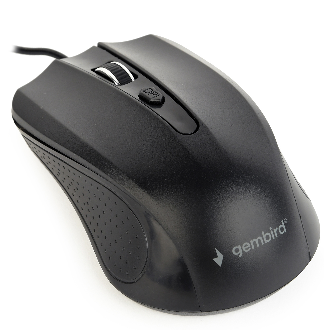 MOUSE GEMBIRD, PC sau NB, cu fir, USB, optic, 1200 dpi, butoane/scroll 4/1, , negru, "MUS-4B-01" (timbru verde 0.18 lei)
