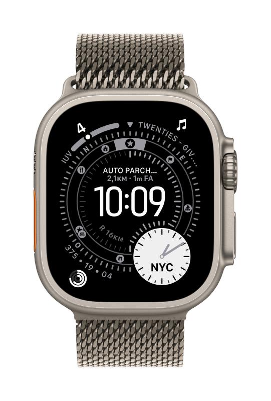 AW BAND 49MM TITANIUM MILANESE NATURAL S"MGHN4ZM/A"