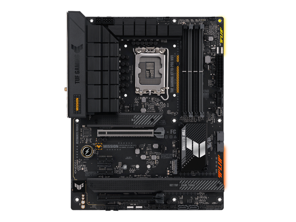 Placa de baza ASUS TUF GAMING H770-PRO WIFILGA1700, H770, USB3.2 GEN 2X2 MB "TUFGAMINGH770-PRO WF"