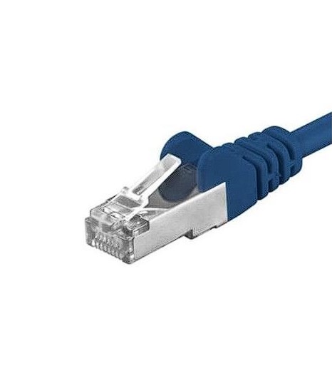 Patchcord SFTP RJ45-RJ45 Cat.6A, 3m, albastru, "SFTP-6A-3-BL" (timbru verde 0.08 lei)
