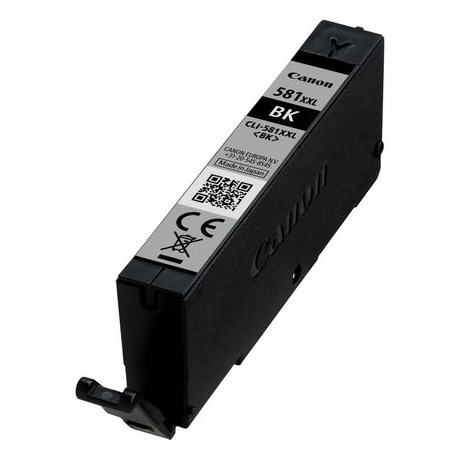 Cartus Cerneala Original Canon Black, CLI-581XXLBK, pentru Pixma TR7550|TR8550|TS6150|TS6250|TS705|TS8150|TS8250|TS9150|TS9155|TS9550, , (timbru verde 0.15 lei), "1998C001AA"