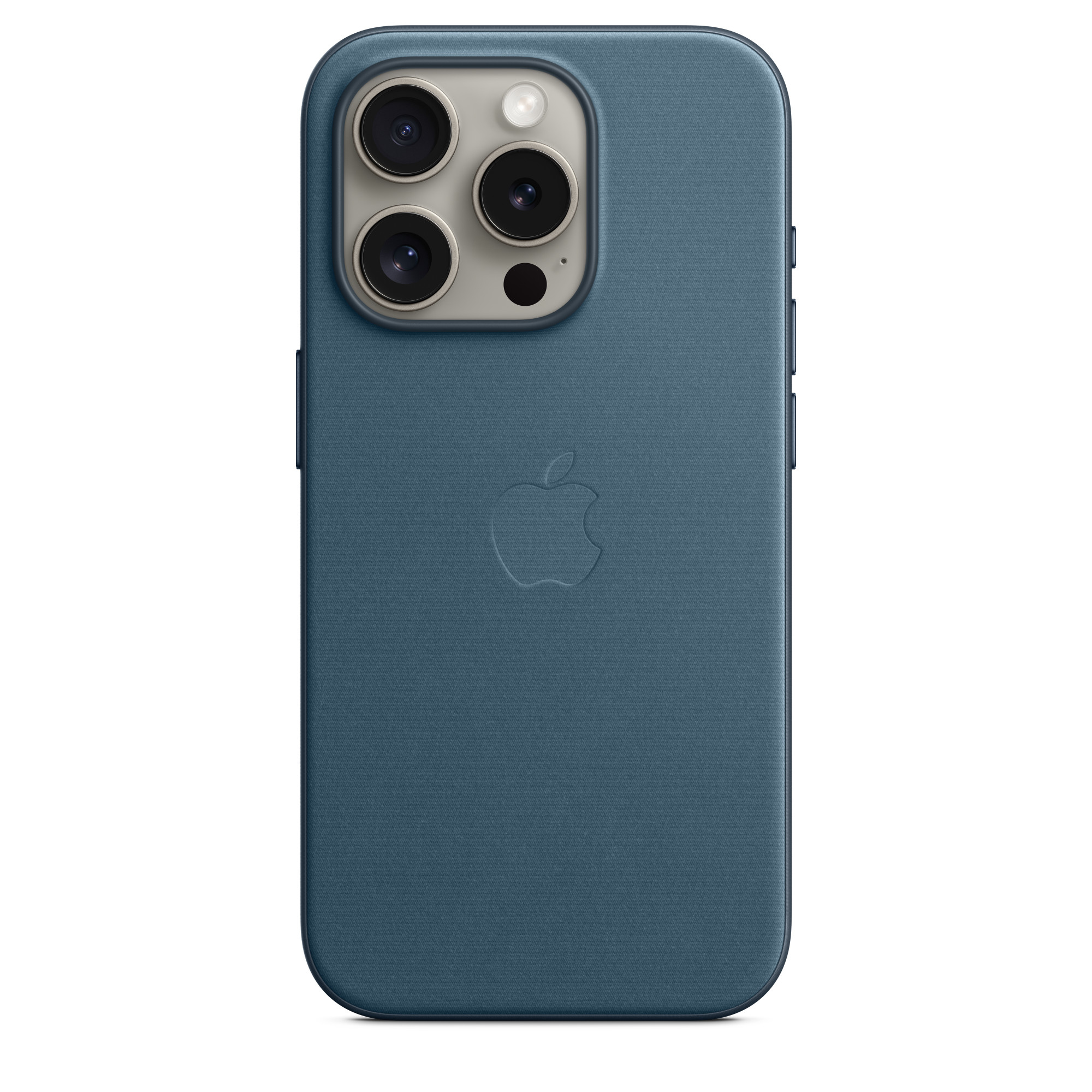 Husa FineWoven Case with MagSafe pentru iPhone 15 Pro, Pacific Blue "MT4Q3ZM/A"