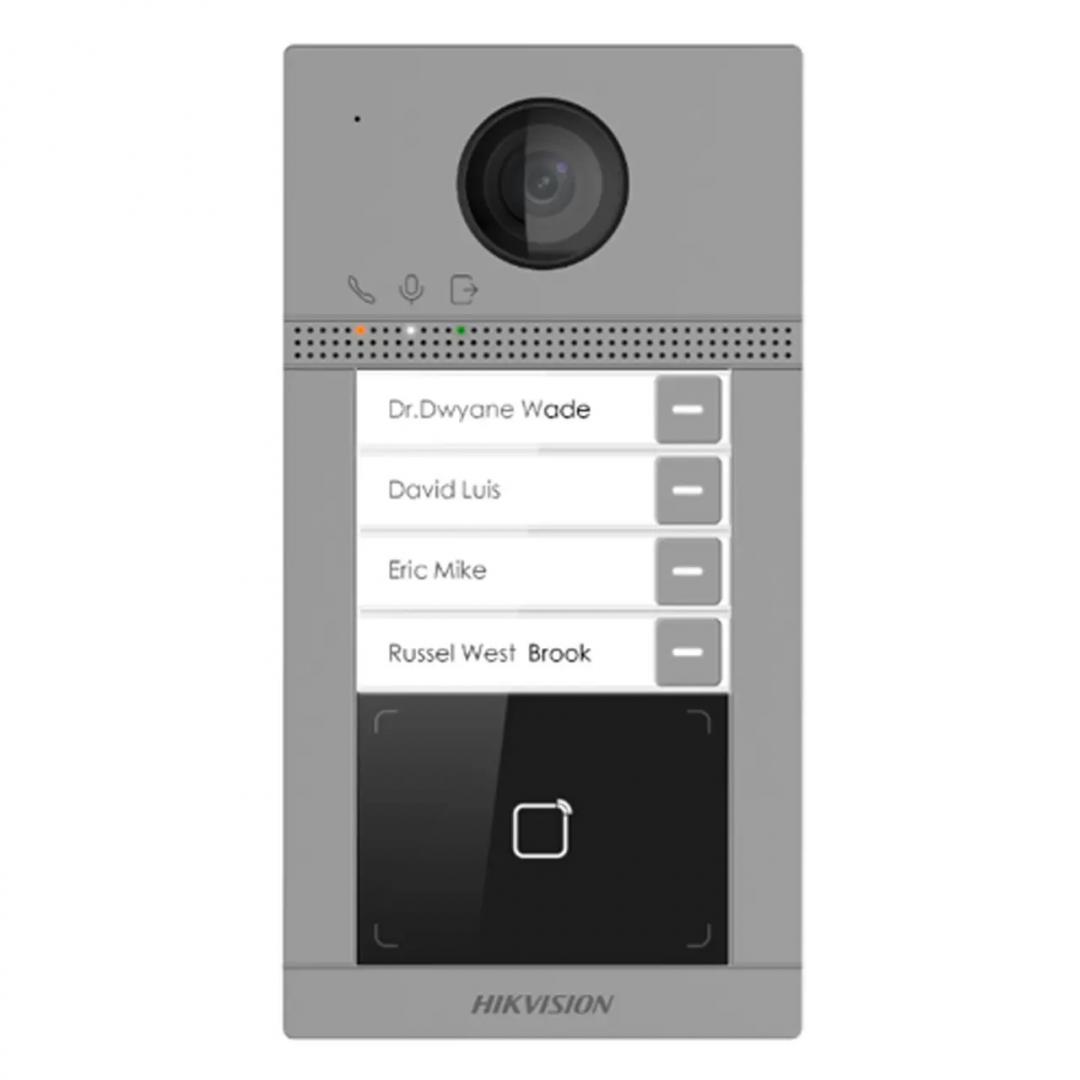 POST VIDEOINTERFON 4 X BUTON APELARE "DS-KV8413-WME1(C)" (timbru verde 0.8 lei)