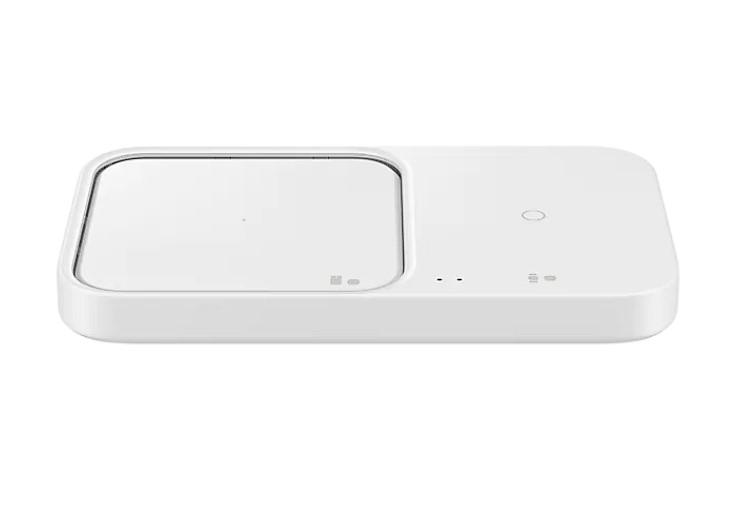 Wireless Charger Duo 15W Super Fast Wireless Charge; Travel Adapter 25W Super Fast Charge; USB-C to USB-C Cable, 1m; White "EP-P5400TWEGEU" (timbru verde 0.18 lei)