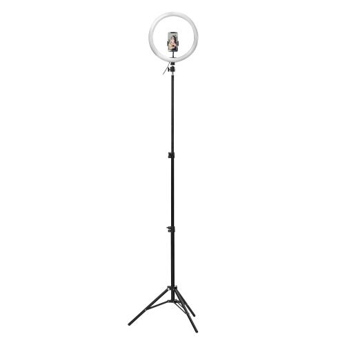 TNB INFLUENCE LED RING 12" TRIPOD and bluetooth shutter "INLEDSTUD" (timbru verde 0.8 lei)