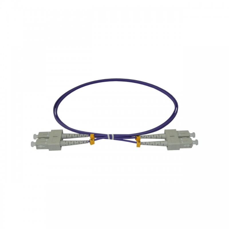 Patchcord FO SC/PC-SC/PC, MM OM4 50/125, manta LSZH 2.0mm, duplex 2m, "SC-SC-MM4/DX-2" (timbru verde 0.08 lei) (timbru verde 0.08 lei)