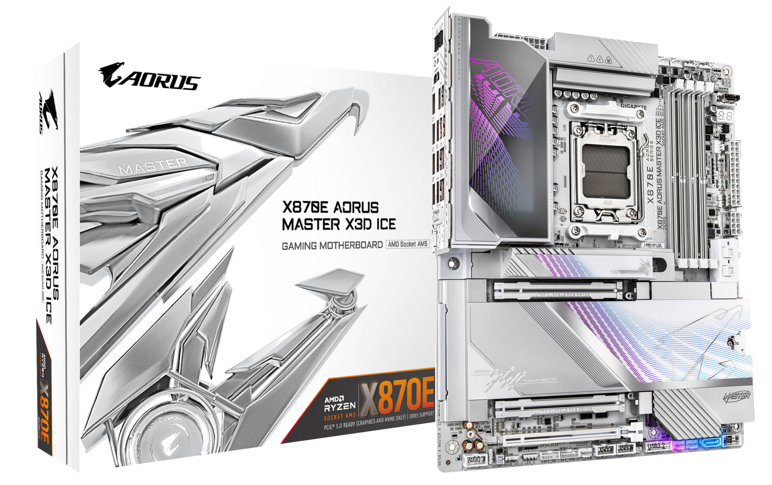 GIGABYTE X870E AORUS MASTER X3D ICE "X870E A MASTER X ICE"