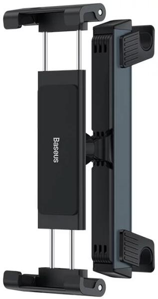 SUPORT AUTO Baseus pt. SmartPhone, fixare pe tetiera, ofera posibilitatea reglarii unghiului de vizionare pe verticala si orizontala (360 de grade), negru "SUTQ000001" - 6932172620493