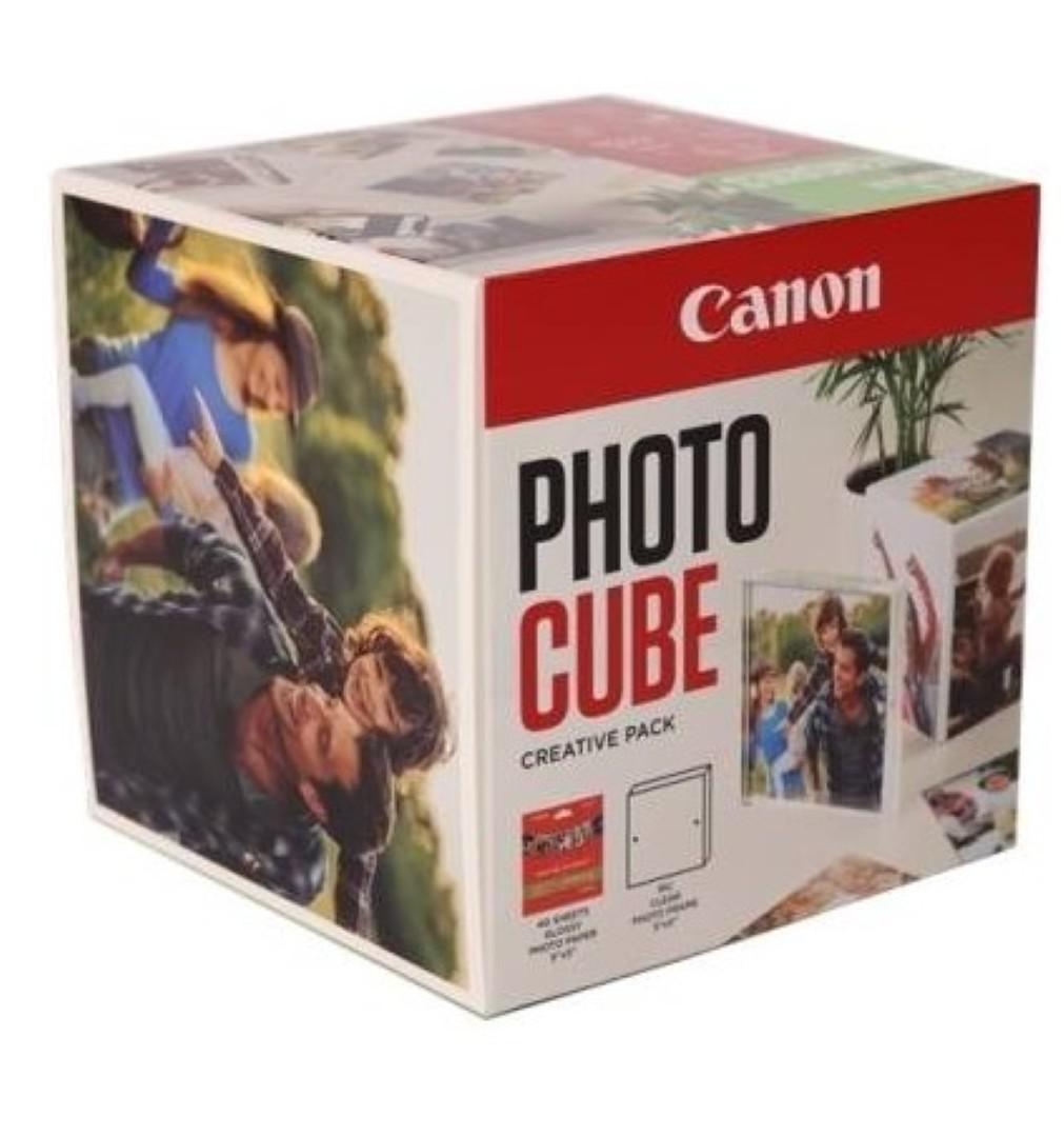 Hartie foto inkjet CANON,  PP-201 PhotoCube White/Orange, normal, 13x13cm, 201gsm, , "2311B077AA"
