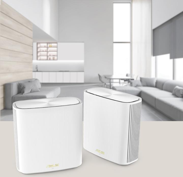AS ZENWIFI AX5400 XD6S WHITE 2PK, "XD6S (W-2-PK)" (timbru verde 2.00 lei)