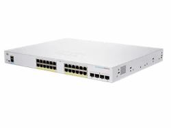 SWITCH CISCO, Gigabit x 24, SFP x 4, managed, rackabil, "CBS250-24P-4G-EU" (timbru verde 2 lei)