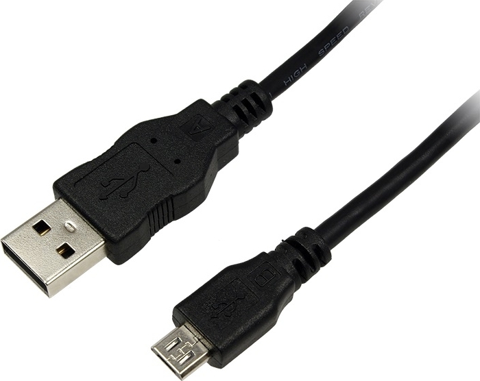 CABLU alimentare si date LOGILINK, pt. smartphone, USB 2.0 (T) la Micro-USB 2.0 (T), 3m, negru, "CU0059" (timbru verde 0.18 lei)