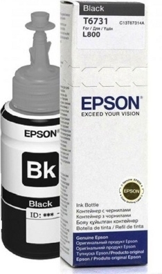 Cartus Cerneala Original Epson Black, T6731, pentru L800, , (timbru verde 0.15 lei), "C13T67314A"(RAPO)