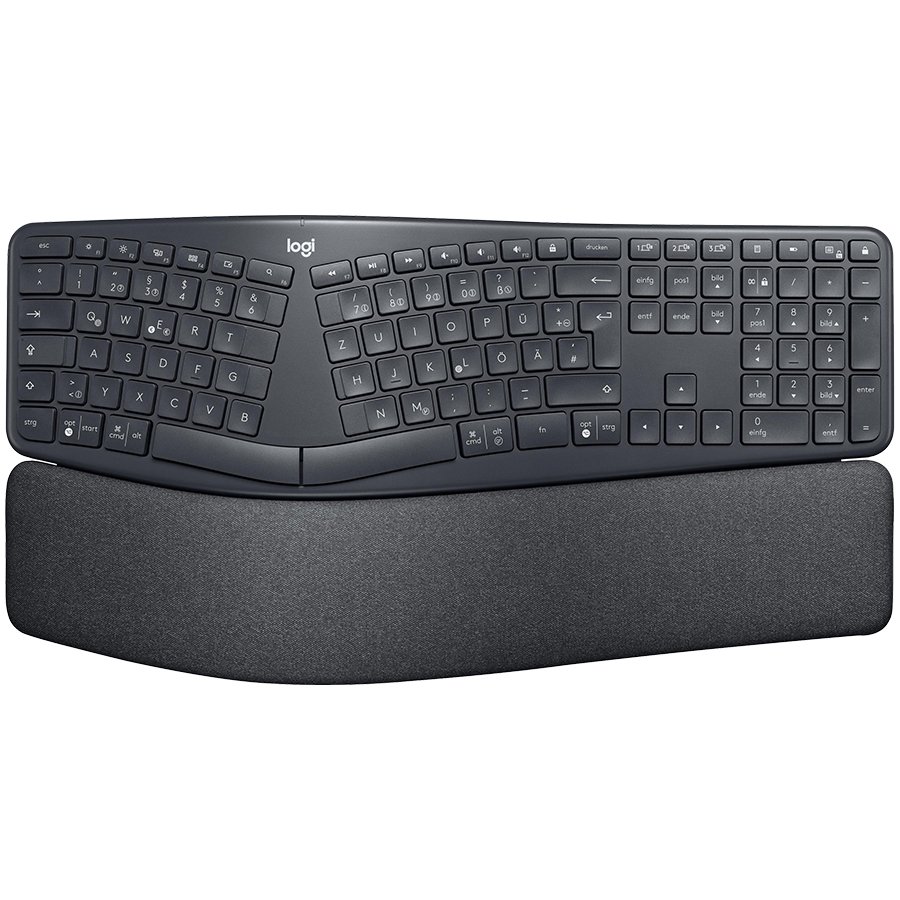 LOGITECH Ergo K860 Keyboard - Graphite (US), "920-010108" (timbru verde 0.8 lei)