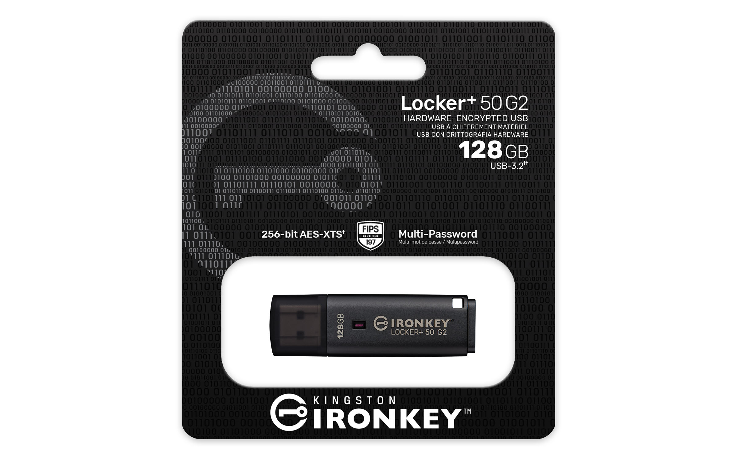 Kingston Technology IronKey Locker+ 50"IKLP50G2/128GB" - imagine 4