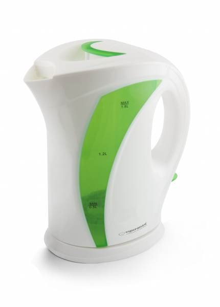 Fierbator electric Esperanza Iguazu EKK018G 2200W 1.7l Alb/Verde "EKK018G" (timbru verde 0.8 lei)