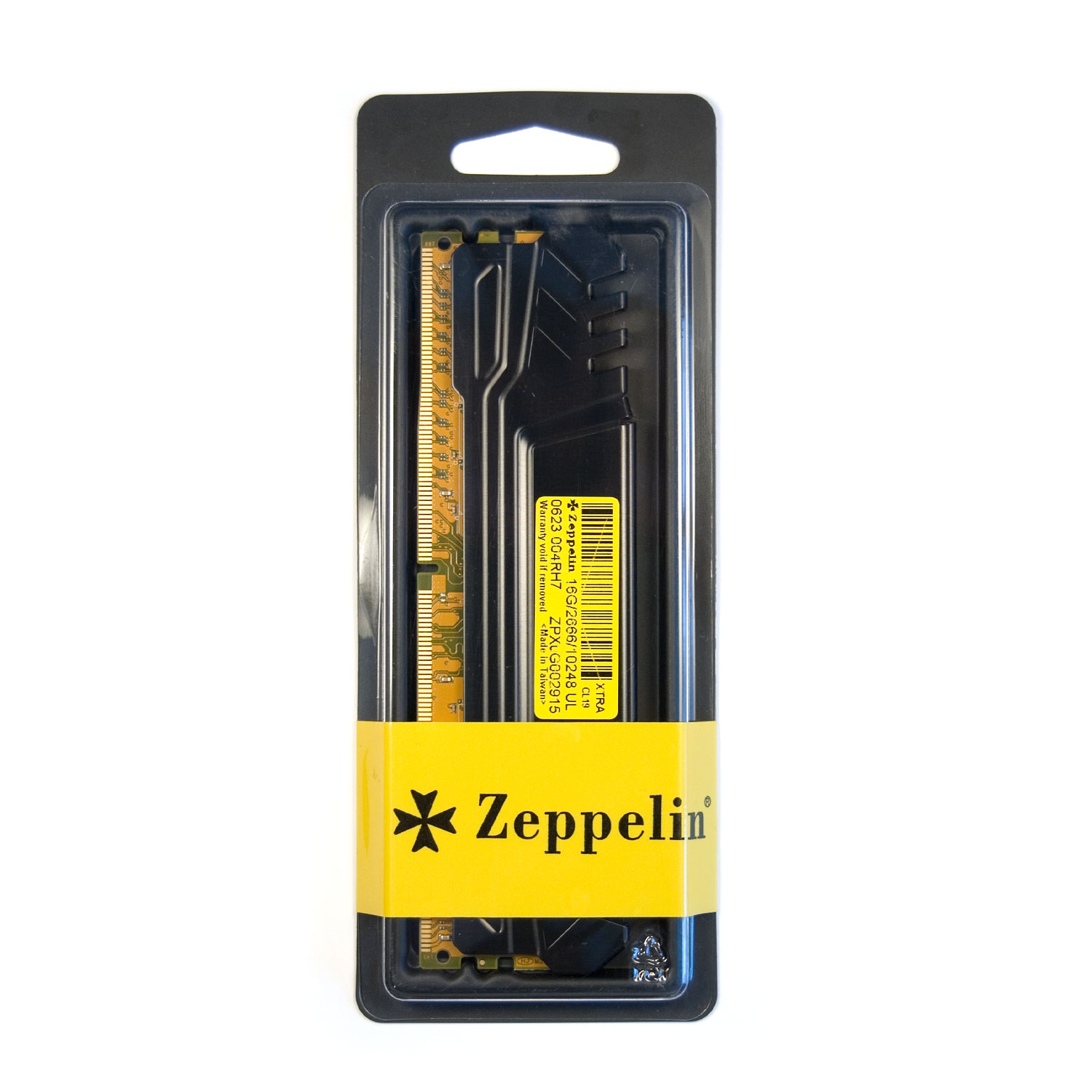 MEMORIE DDR Zeppelin DDR4 16GB frecventa 2666 MHz, 1 modul, radiator, retail "ZE-DDR4-16G2666-RD"