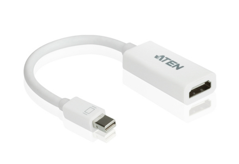 CABLU video ATEN, cablu or adaptor video, Mini-DisplayPort (T) la HDMI (M), Full HD (1920x1080) la 60Hz, "VC980-AT" (timbru verde 0.08 lei)