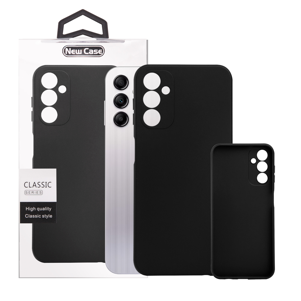 Husa Samsung Galaxy A14 Spacer, negru, grosime 1.5mm, material flexibil TPU "SPPC-SM-GX-A14-TPU"