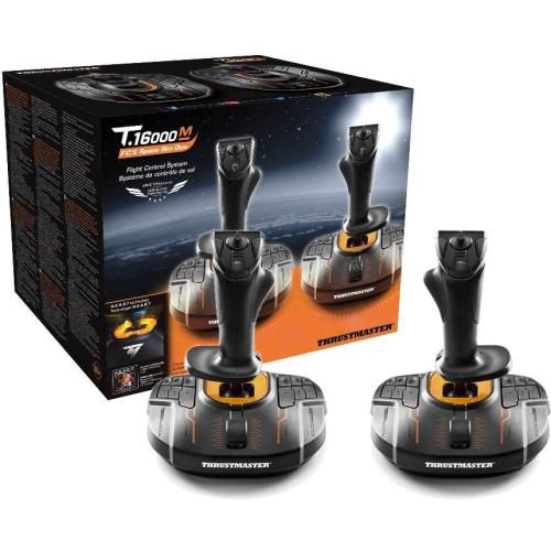 GAMEPAD si VOLAN Thrustmaster 2960815 Joystick T16000M Space SIM duo stick Hotas, PC "2960815" (timbru verde 0.8 lei)