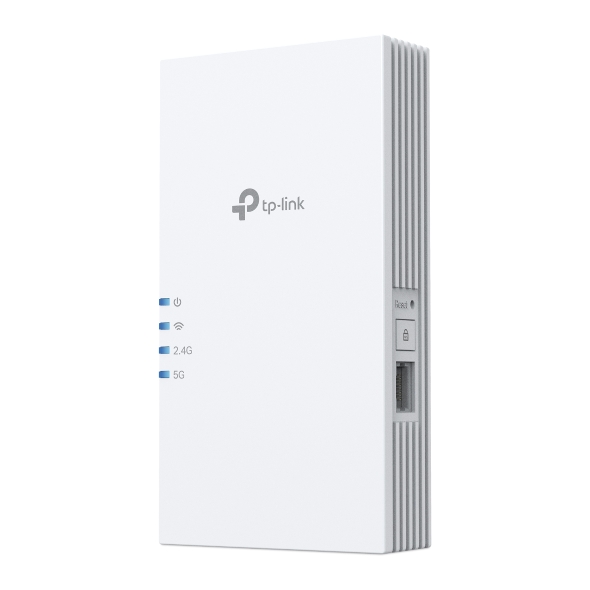 RANGE EXTENDER TP-Link, Wi-Fi 7 BE3600 Dual-Band (2,4GHz+5GHz), MLO, 1x Port Ethernet Gigabit, EasyMesh "RE220BE" (timbru verde 2 lei)