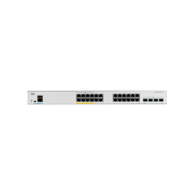 Catalyst 1000 24port GE, Full POE, 4x1G SFP, "C1000-24FP-4G-L" (timbru verde 2 lei)