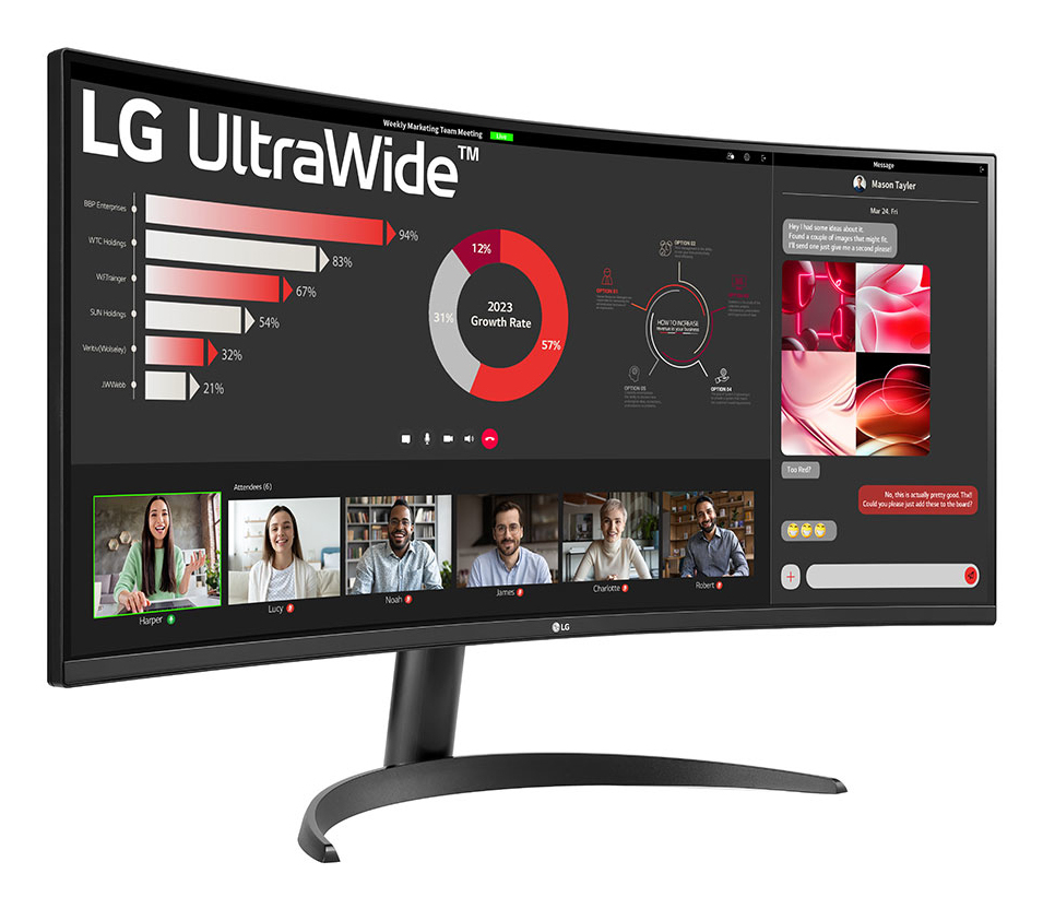 MONITOR 34" LG 34WR50QK-B.AEU"34WR50QK-B.AEU" - imagine 4