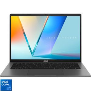 ASUS Vivobook S 14 S3407VA Intel Core 5 210H 14inch WUXGA 16GB DDR5 1TB M.2 NVMe PCIe SSD Intel UHD Graphics 2Y PUR NOOS Mate Grey "S3407VA-LY078" (timbru verde 3.5 lei)