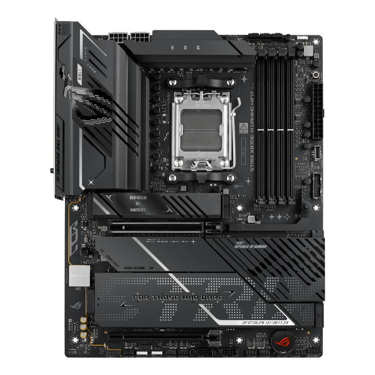 Placa de baza Asus ROG STRIX X870E-H GAMING WIFI7, AM5, DDR5, ATX, Negru "ROG STRIX X870E-H GAMING WIFI7"
