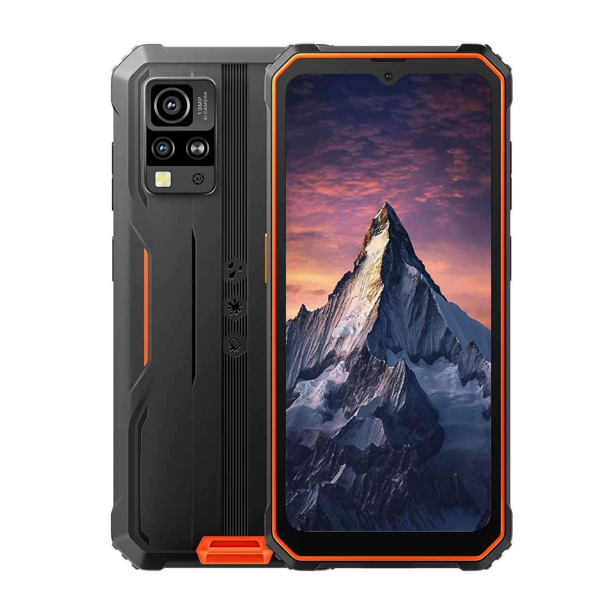 Blackview Rugged BV4800Pro LTE 6.56" HD+IPS 720x1612 60Hz GORILLA GLASS 5 4GB/128GB CAM Front 8MP Rear 16MP+2MP 5180mAh Android 15 5180mAh Orange "BV4800PRO_OR_EU" (timbru verde 0.45 lei)