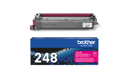 Toner Original Brother Magenta, TN248M, pentru HL-L3220|L3240|HL-L8230|L8240|DCP-L3520|DCP-L3560|MFC-L3740|MFC-L8340|MFC-L8390, 1K, (timbru verde 1.2 lei)"TN248M"