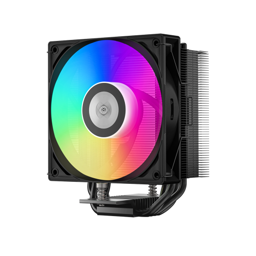 COOLER PCCooler "RT400 Digital ARGB" skt. Intel si AMD, racire cu aer, vent. 120mm, 500 - 2200 rpm, 4 heatpipes, inaltime 152mm, ARGB,"RT400 Digital ARGB BK" (timbru verde 0.8 lei)