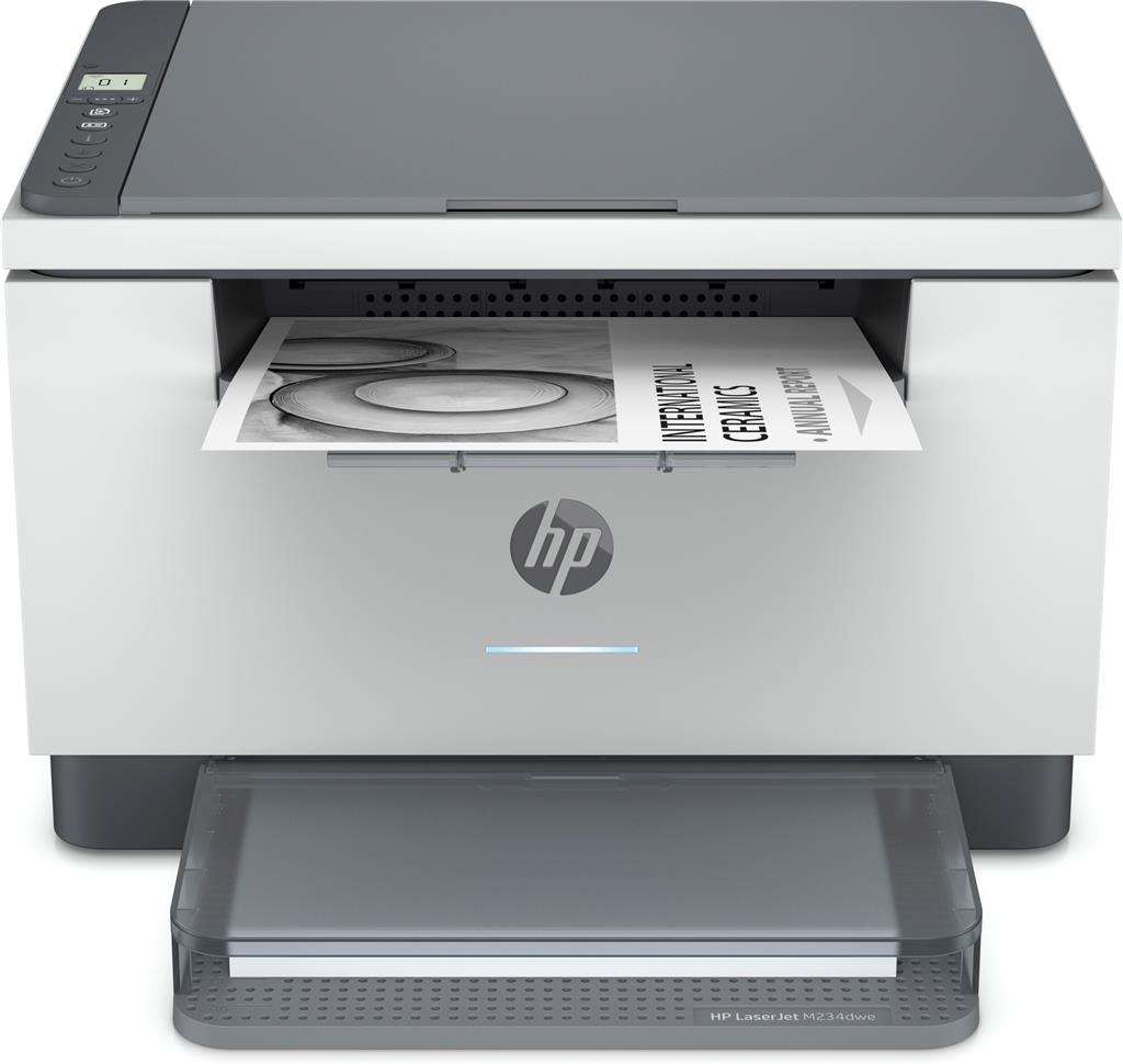 Multifunctional laser Mono HP MFP M234dwe, A4, Functii: Impr.|Scan.|Cop., Viteza de Printare Monocrom: 29ppm, Conectiv:USB|Retea|WiFi, Duplex:Da, ADF:Nu(timbru verde 40 lei) "6GW99E"