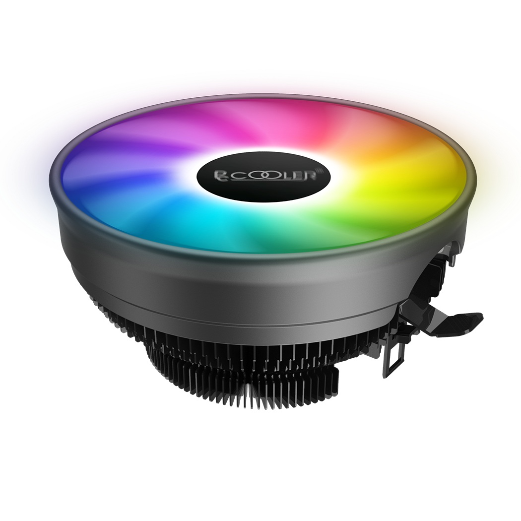 COOLER PCCOOLER, skt. universal, racire cu aer, vent. 120 mm x 1, 1800 rpm, fixed LED RGB "E126M PRO" (timbru verde 0.8 lei)