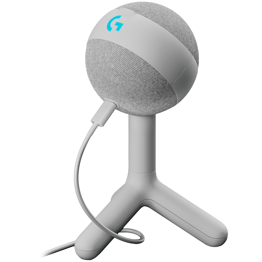 LOGITECH Yeti Orb RGB Gaming Mic with LIGHTSYNC - OFF WHITE - USB "988-000558" (timbru verde 0.8 lei)