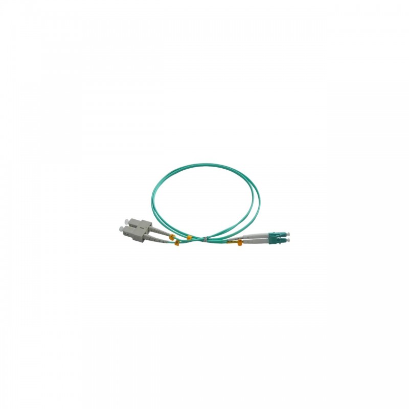 Patchcord FO SC/PC-LC/PC, MM OM3 50/125, manta LSZH 2.0mm, duplex 5m, "SC-LC-MM3/DX-5" (timbru verde 0.08 lei)