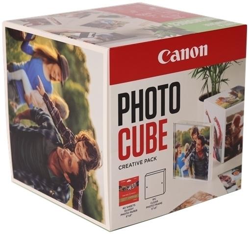 Hartie foto inkjet CANON, PP-201 PhotoCube White/Blue, normal, 13x13cm, 201gsm, , "2311B076AA"